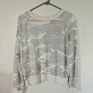 Thread And Supply Camo Top Size Large